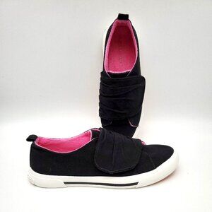 Rocket Dog Jazzle Black/Pink Summer Jersey Cotton Sneaker Women's Size 8.5